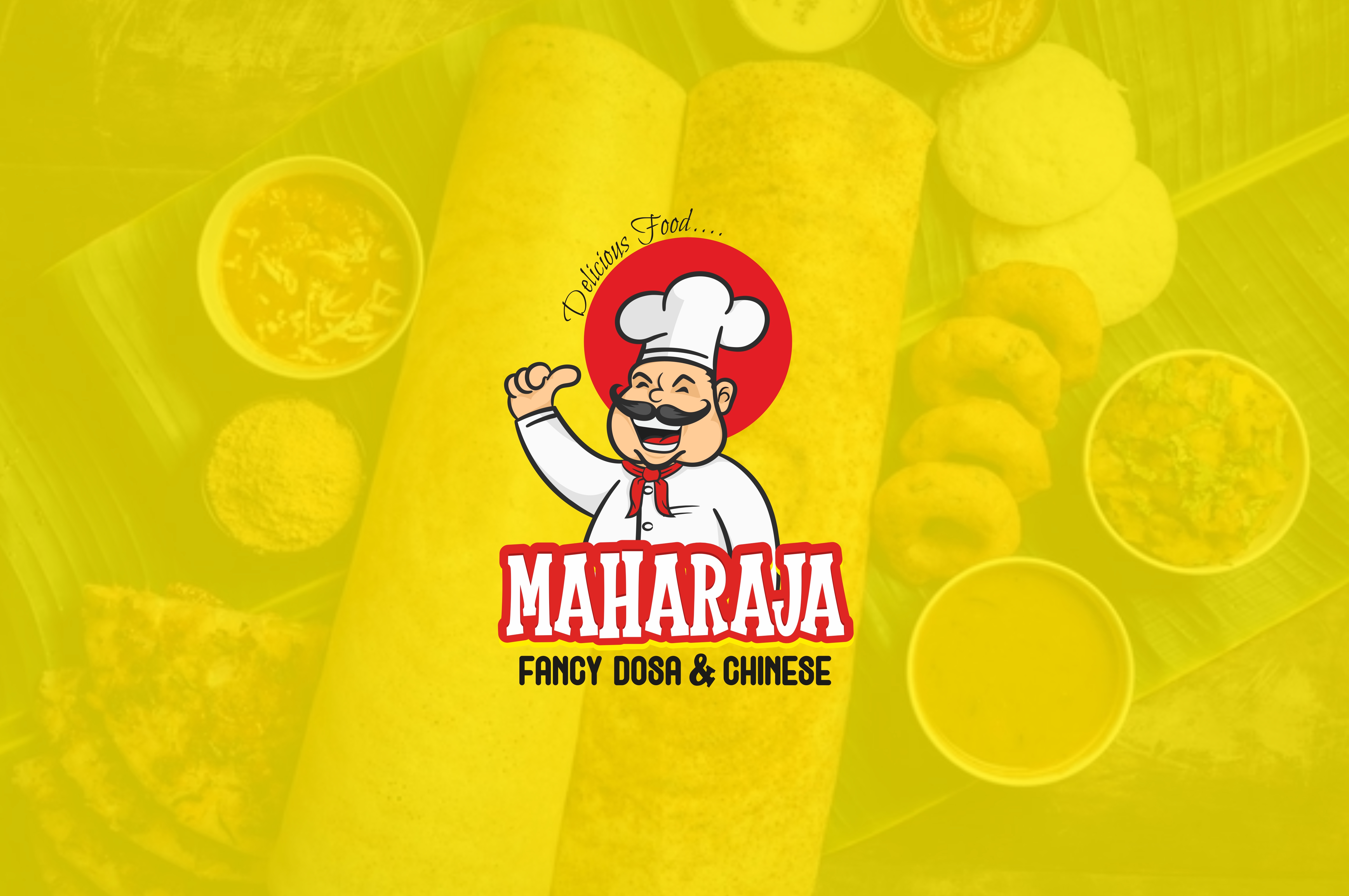 Maharaja Dhosa restaurant branding image